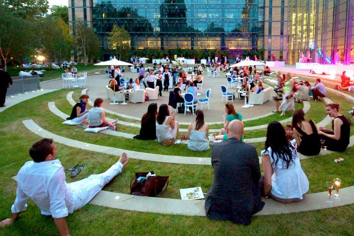 Outdoor summer events venues