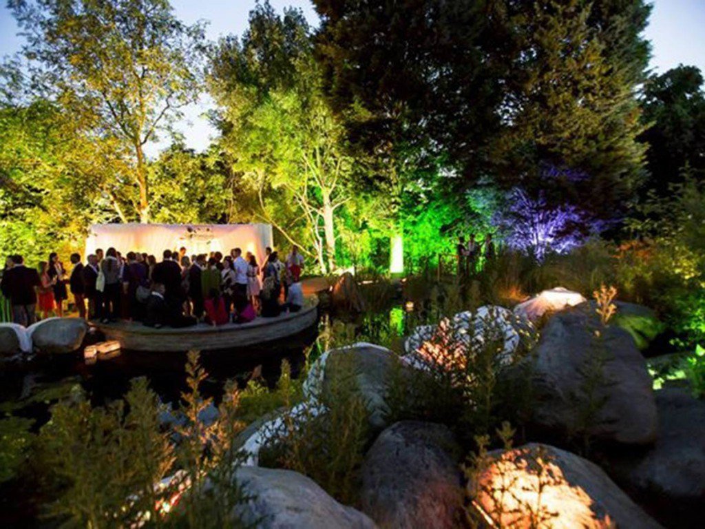 london venues with outside space at the lookout