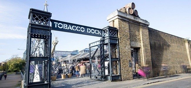 alternative venues in London at Tobacco Dock