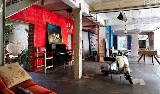 Industrial Chic rooftop venue