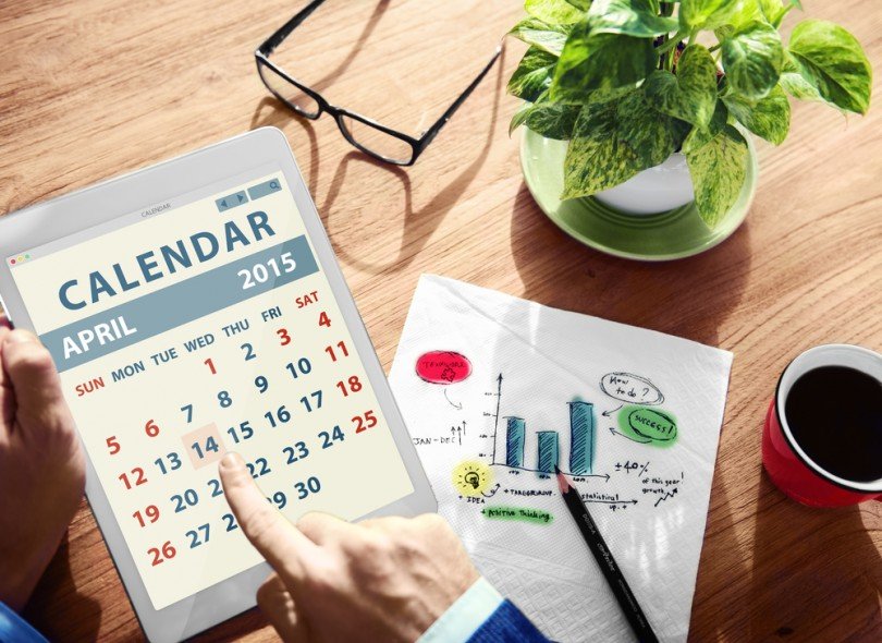 Calendar, event timeline, venueseeker