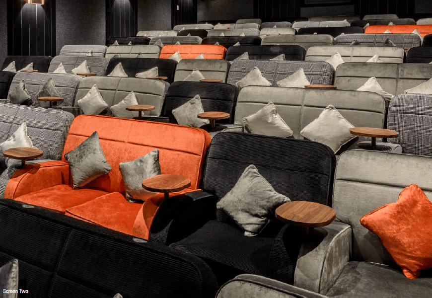 everyman canary wharf cinema luxury sofas and armchairs