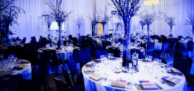 food and drinks at awards ceremony