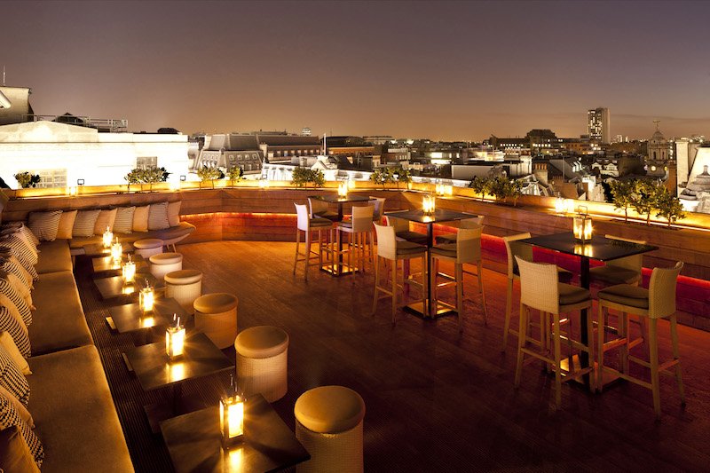 roof terraces to hire