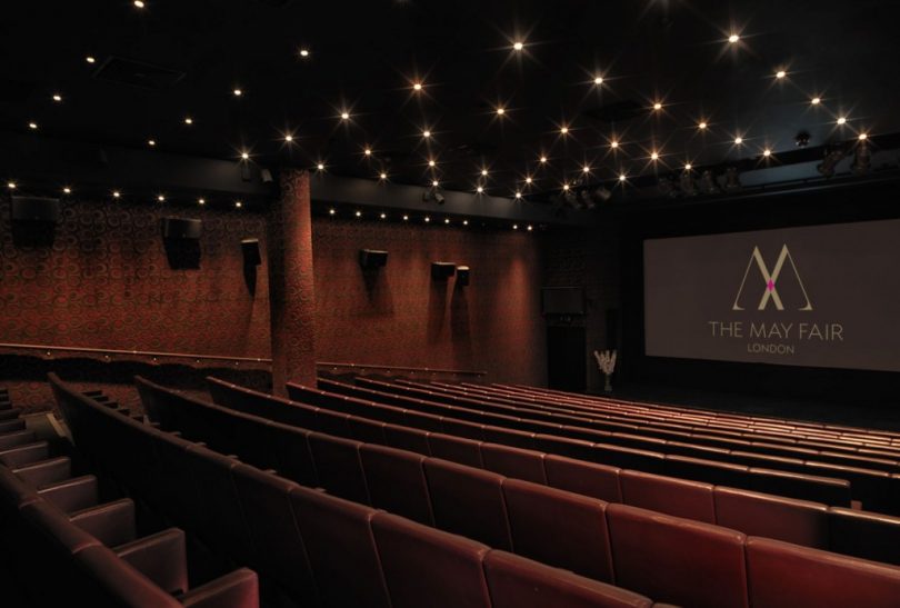 the May Fair Hotel cinema - cinema hire london